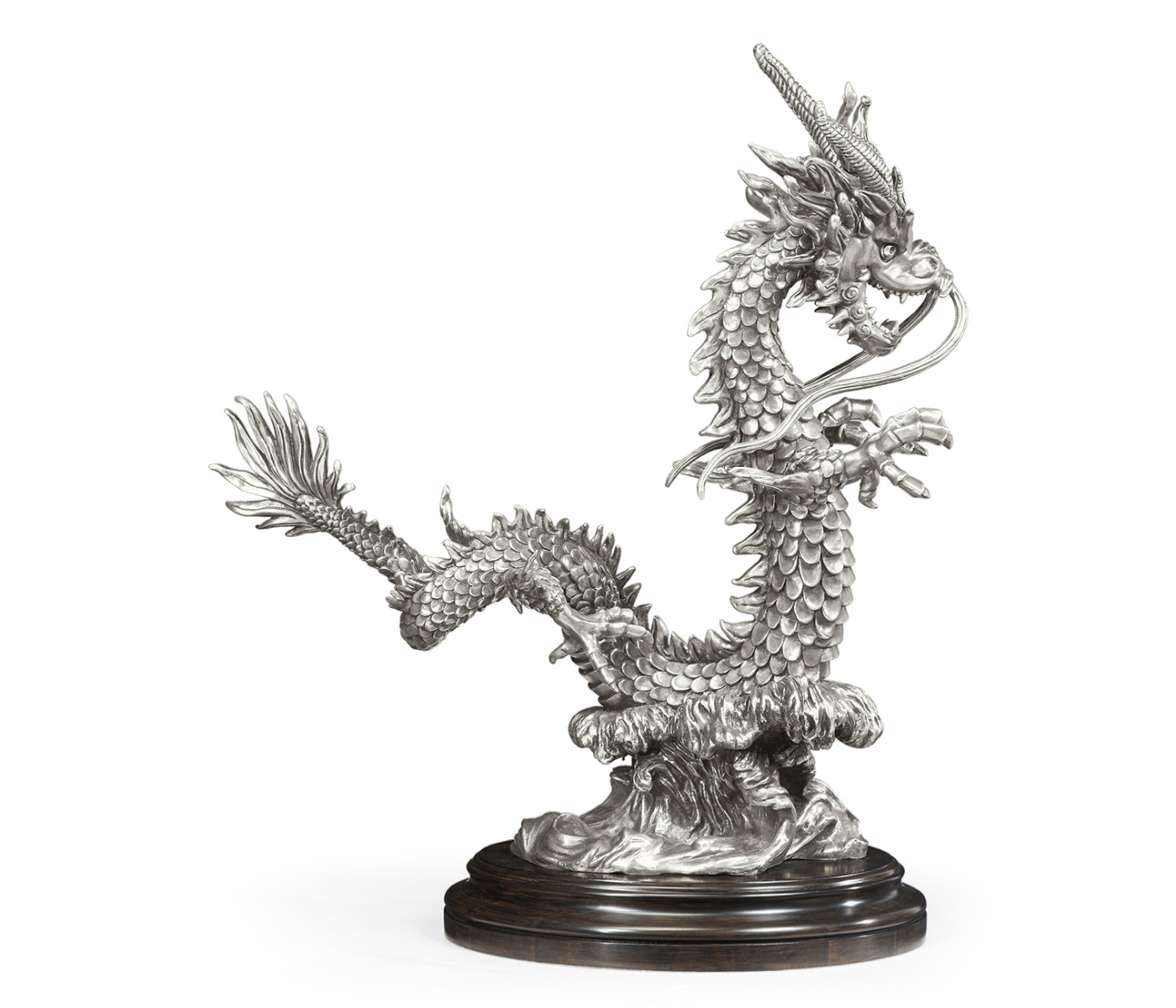 Antique Stainless Steel Dragon Statue