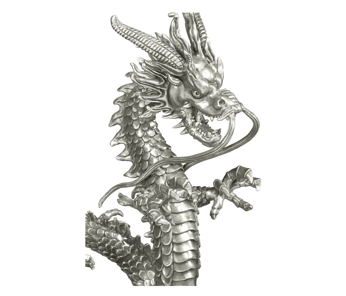Antique Stainless Steel Dragon Statue