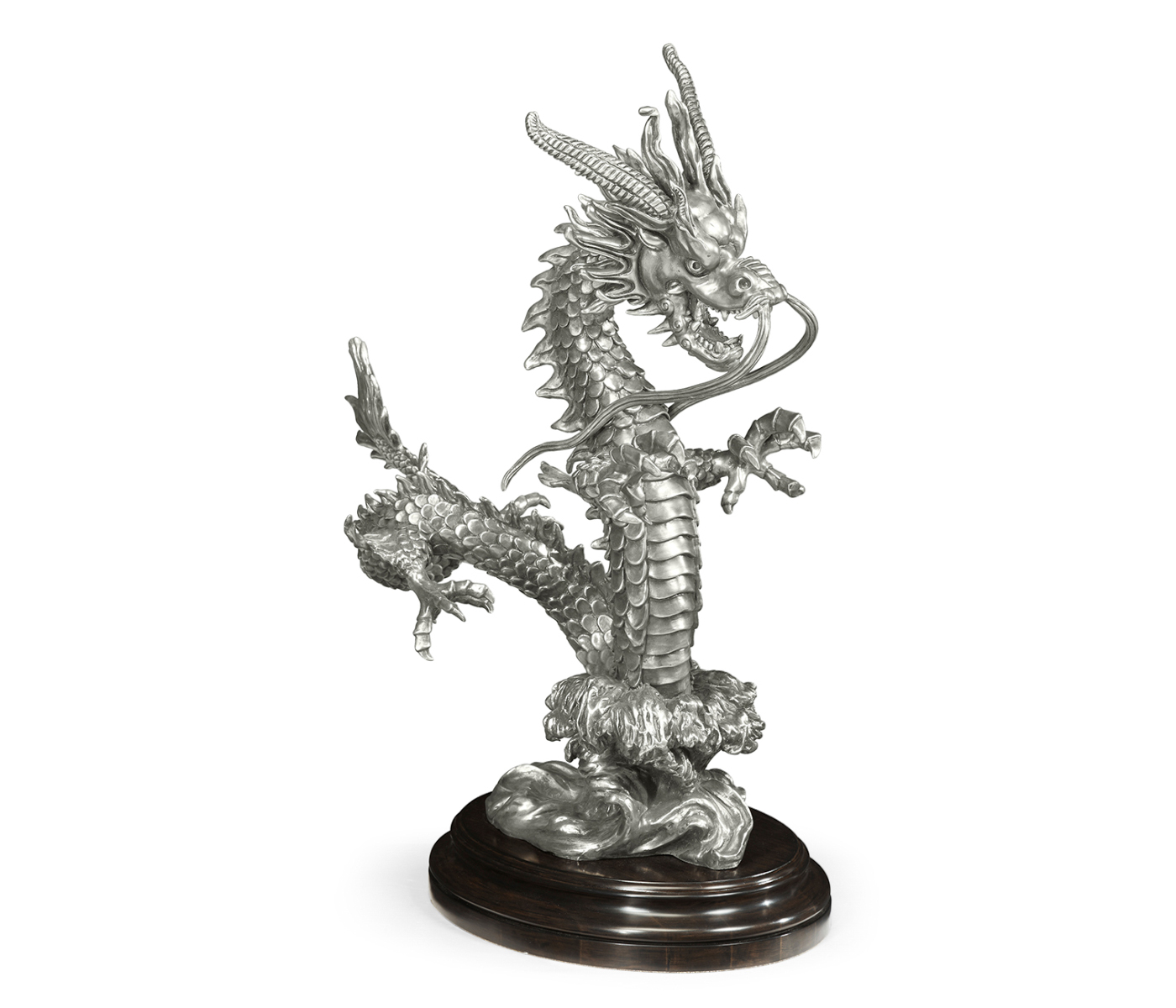 Antique Stainless Steel Dragon Statue