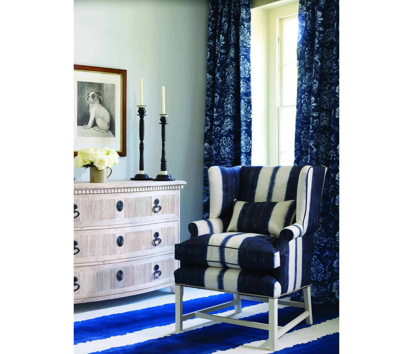 A Pair of Charcoal Candlesticks