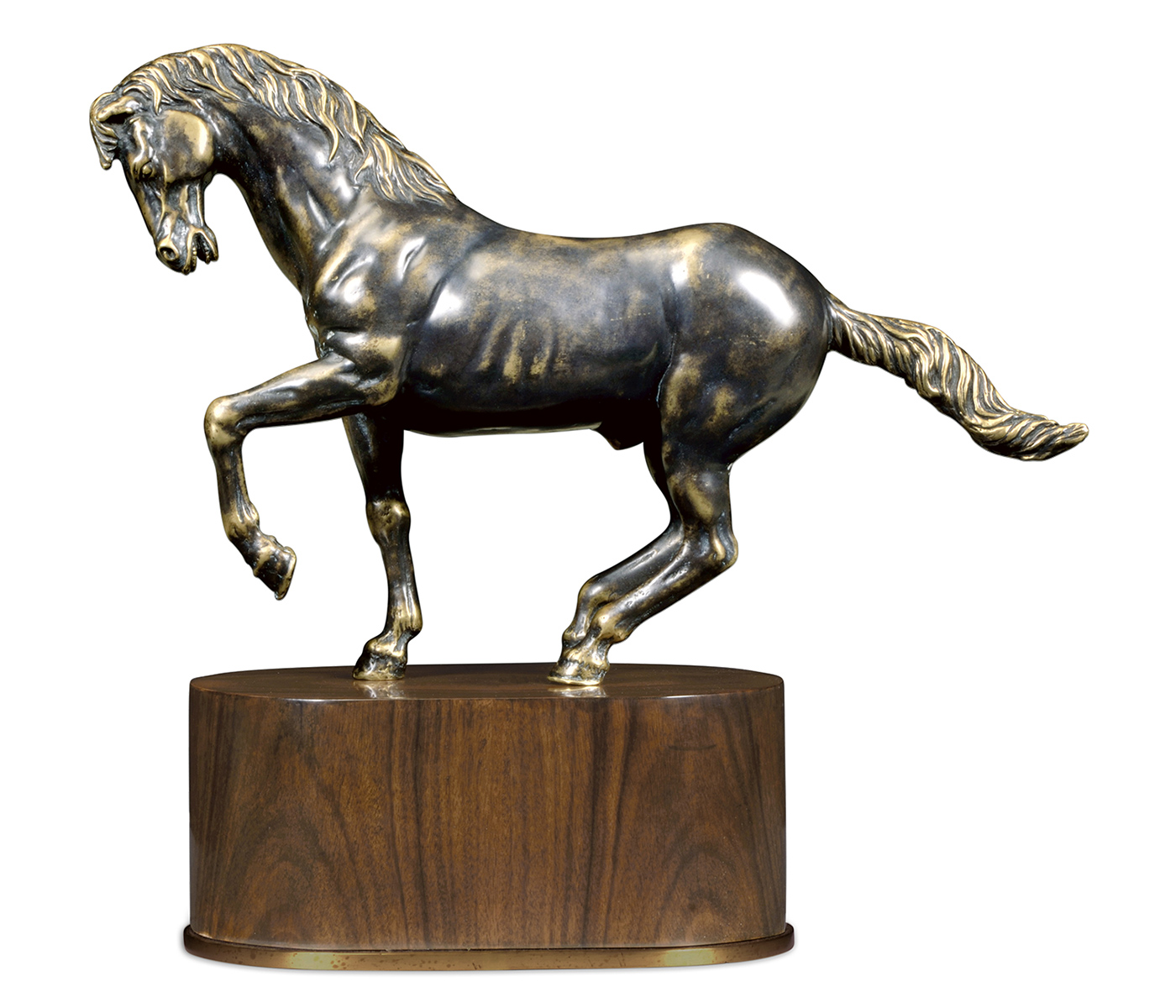 Antique Dark Bronze Horse