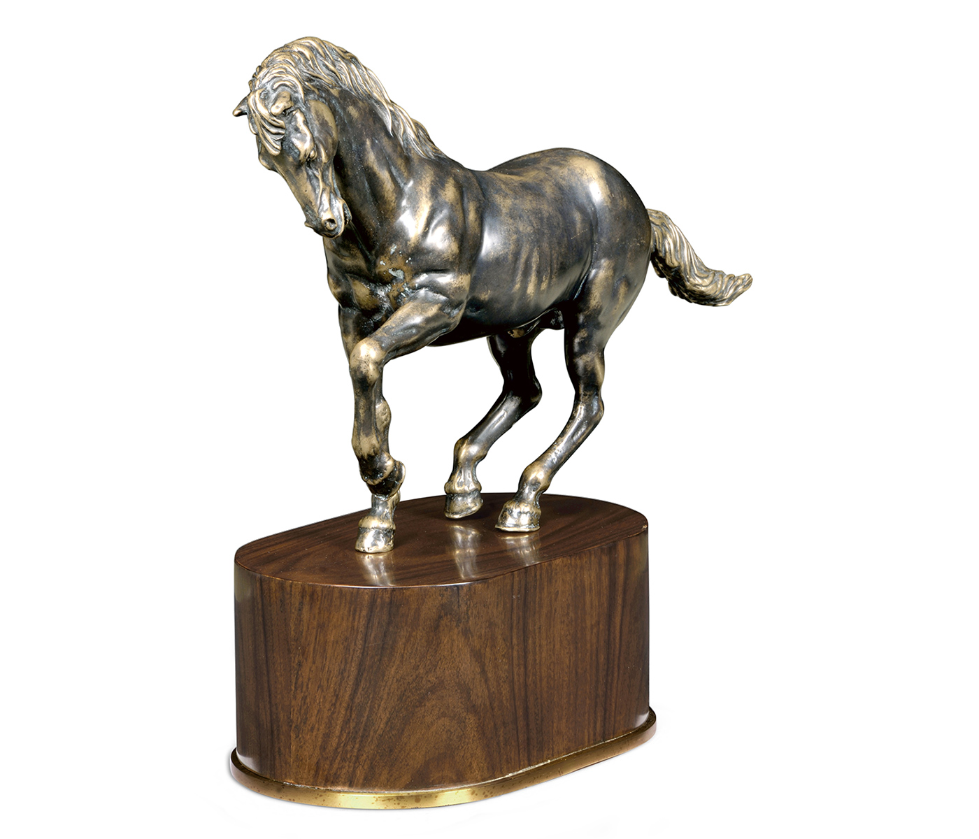 Antique Dark Bronze Horse