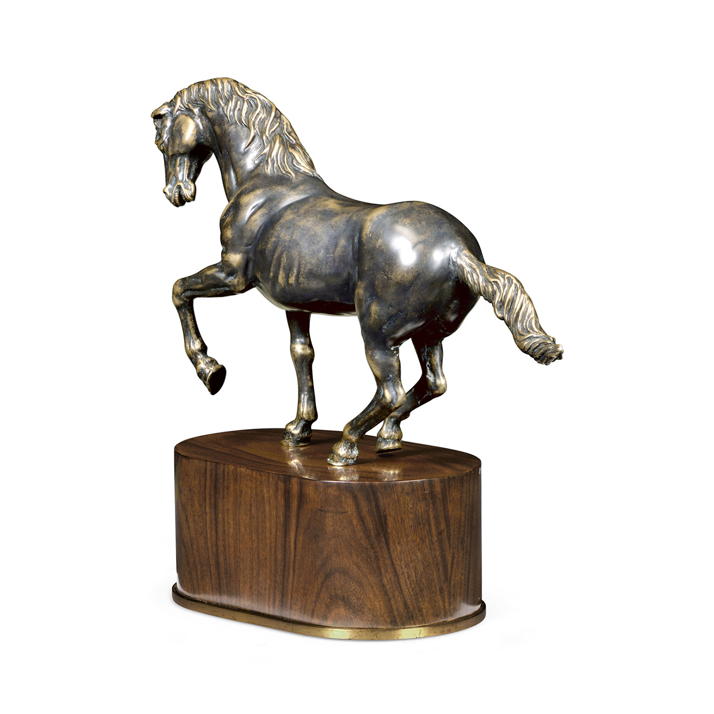 Antique Dark Bronze Horse