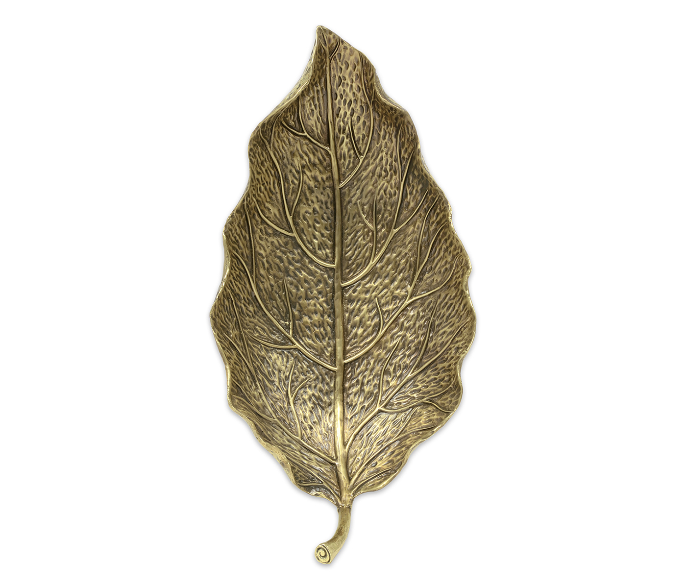 Pair of Antique Brass Leaves