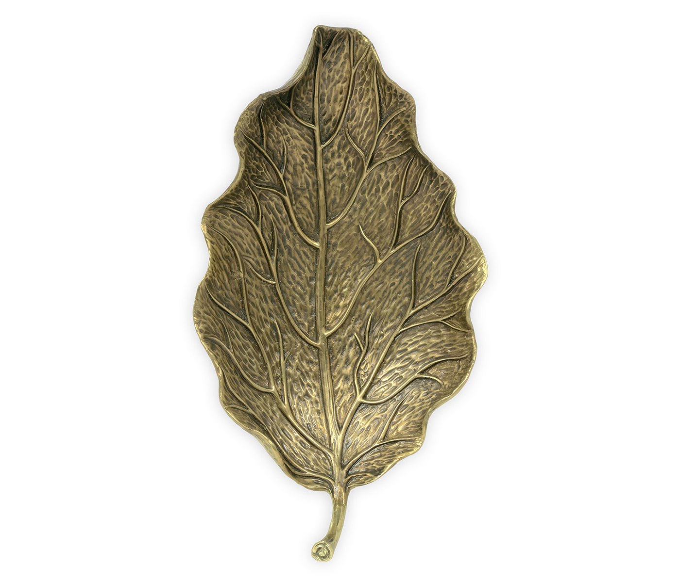 Pair of Antique Brass Leaves