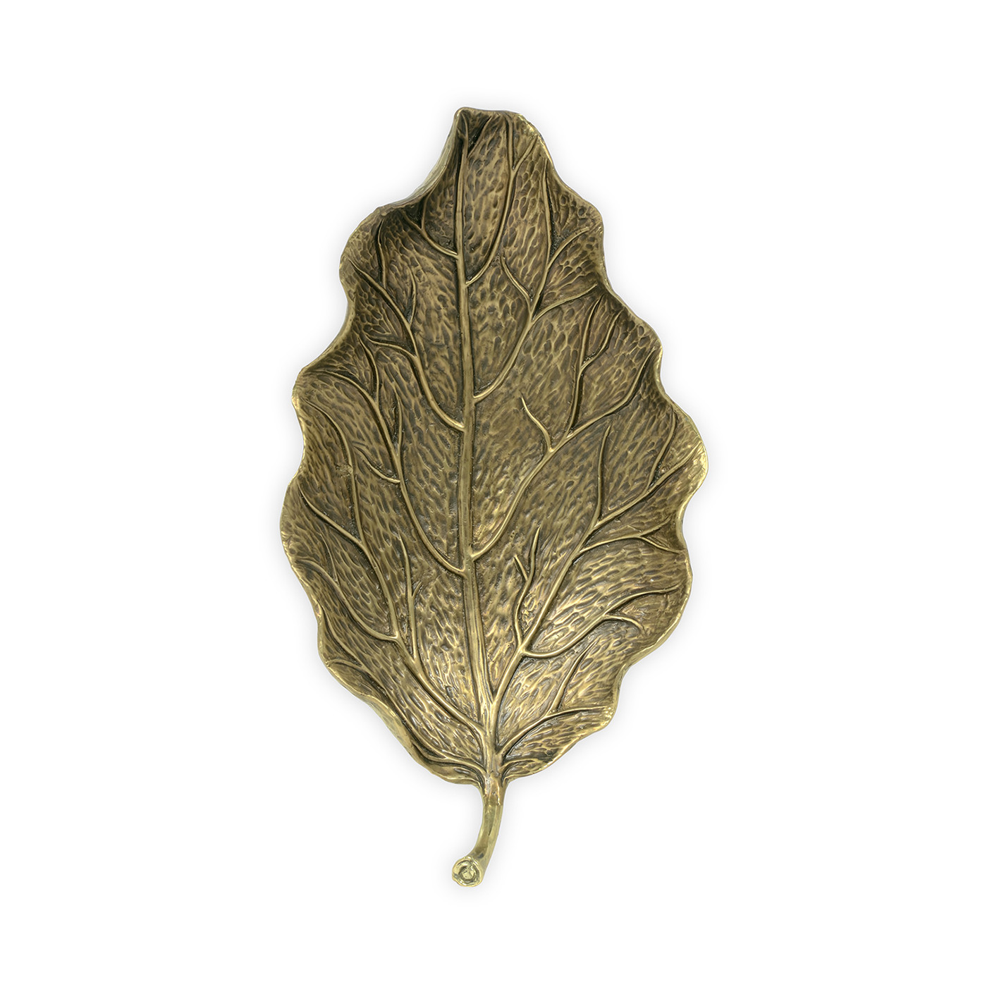Pair of Antique Brass Leaves