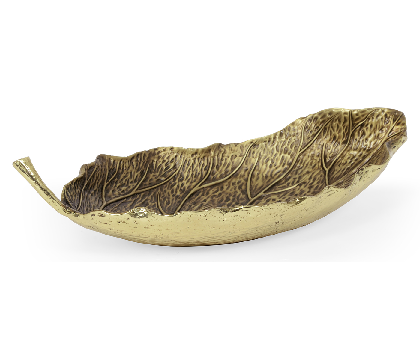 Pair of Antique Brass Leaves