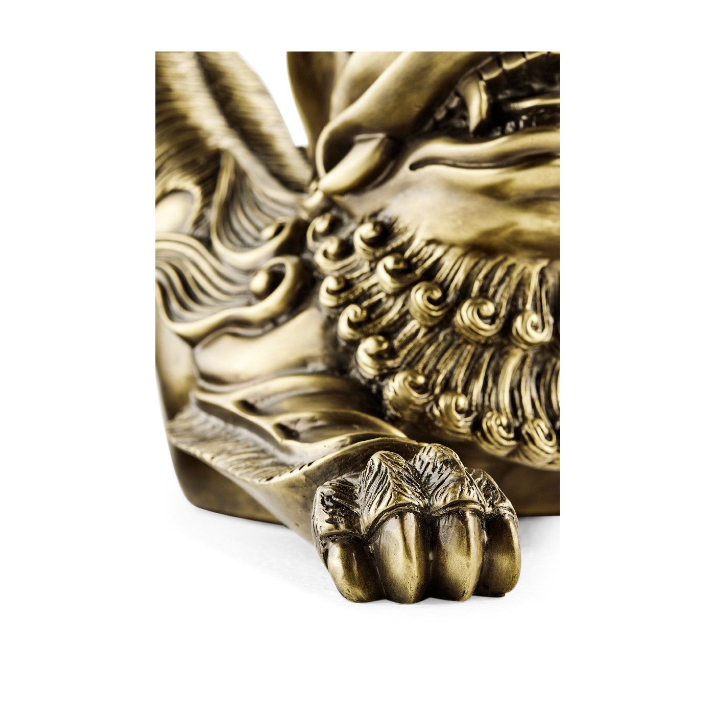 Antique Brass Foo Dog