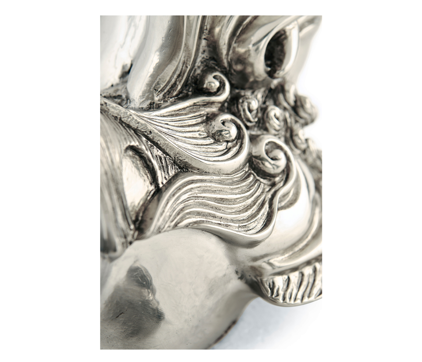 Antique Stainless Steel Foo Dog