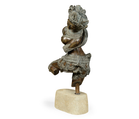 Antique Bronze Dancing Celestial Deity