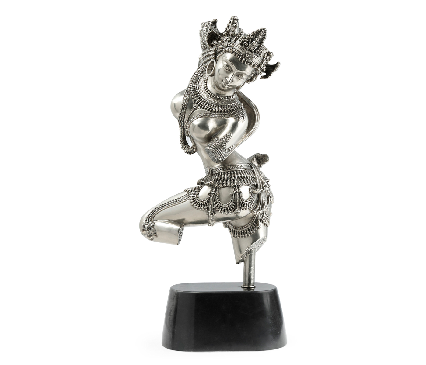 Antique Stainless Steel Dancing Celestial Deity