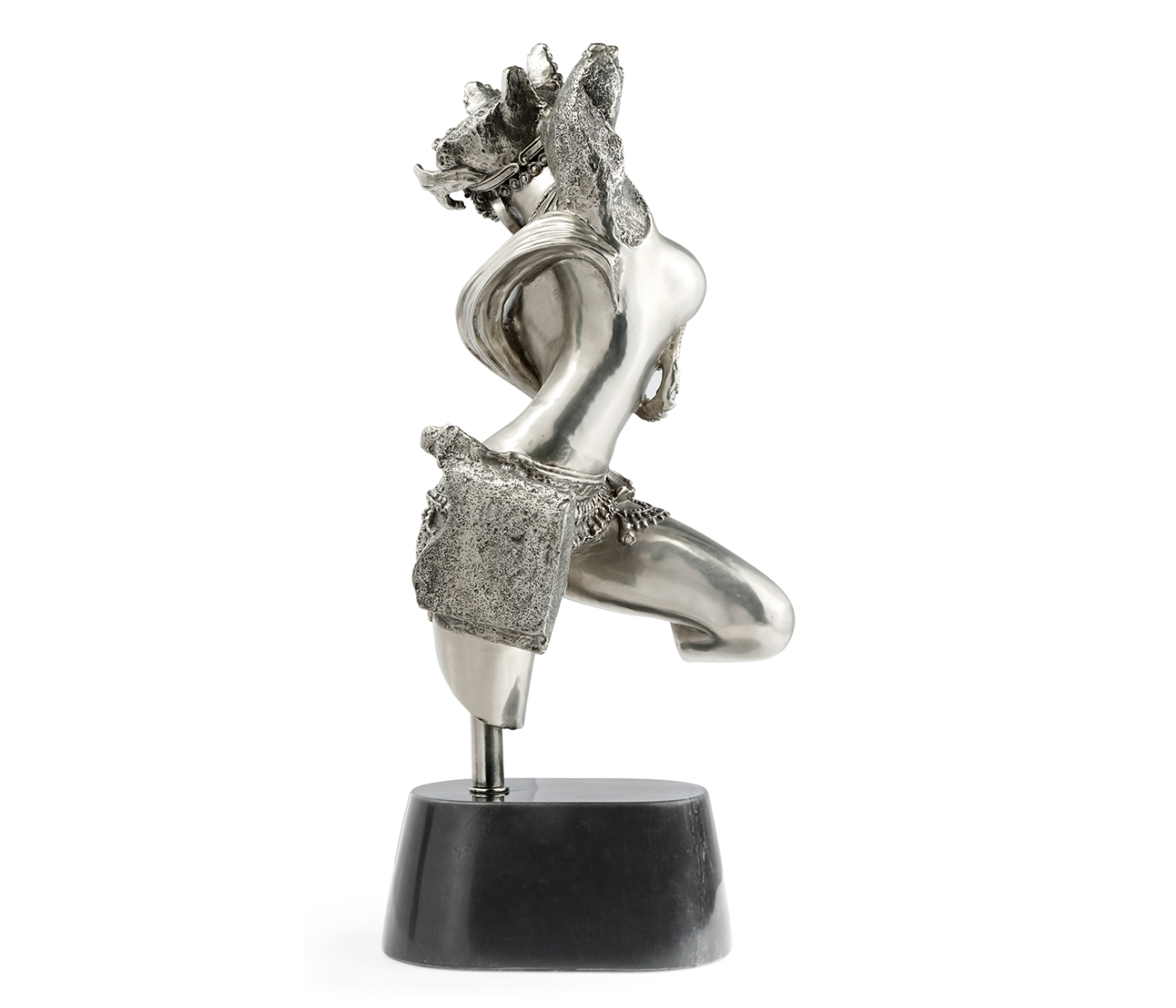 Antique Stainless Steel Dancing Celestial Deity