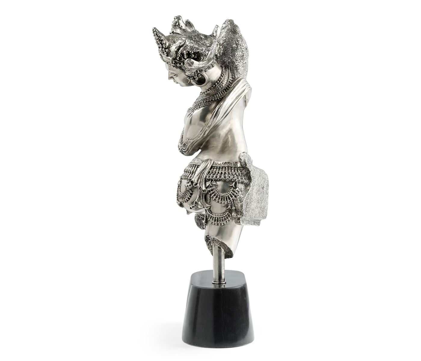 Antique Stainless Steel Dancing Celestial Deity