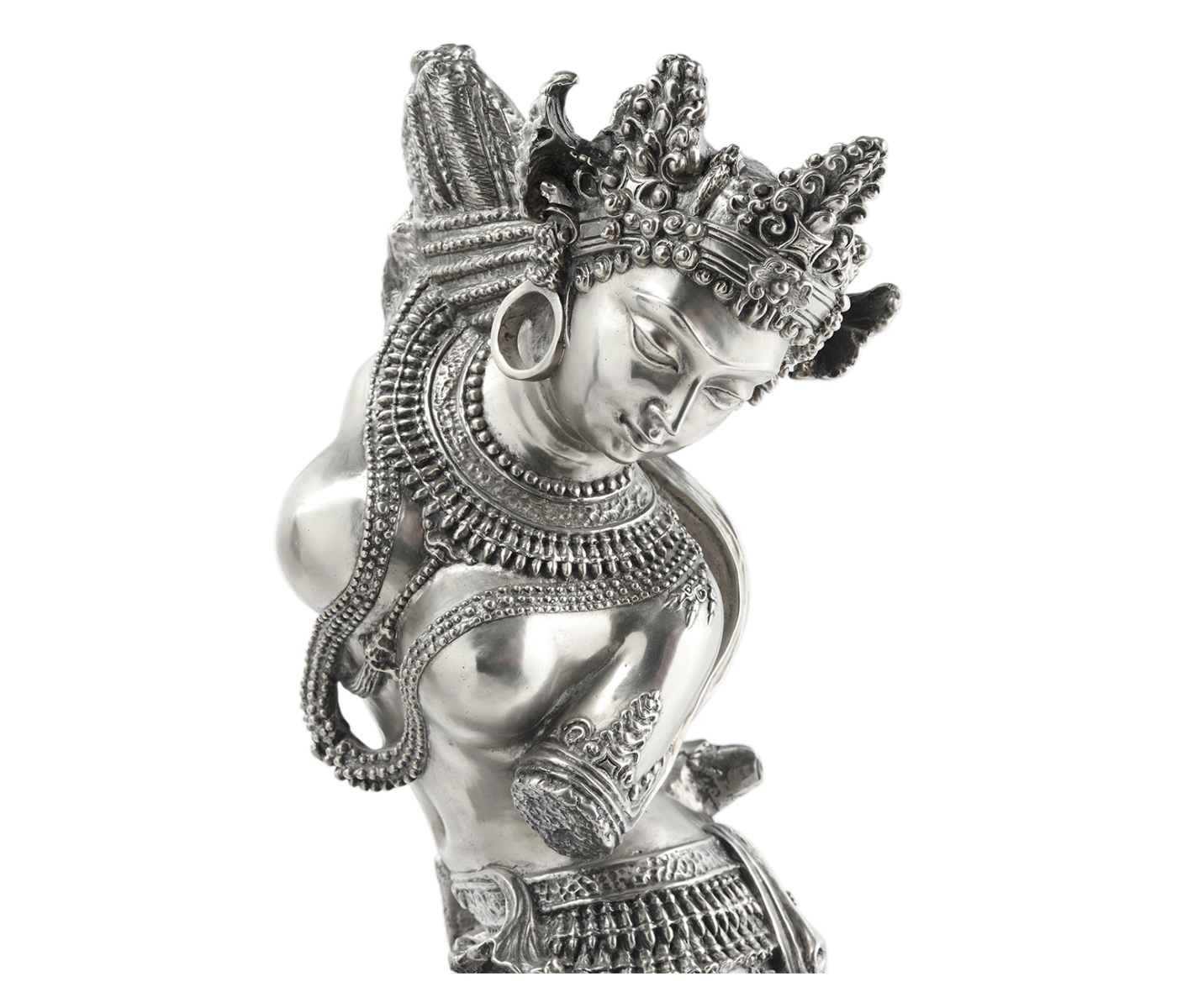 Antique Stainless Steel Dancing Celestial Deity