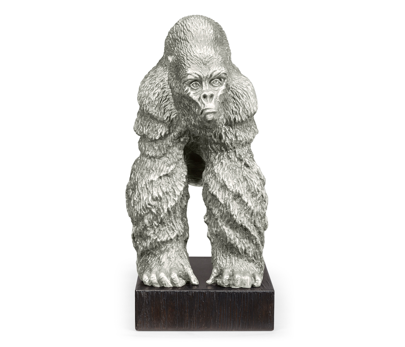Antique Stainless Steel King Kong Statue