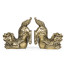 Antique Brass Foo Dog Bookends