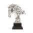 White Stainless Steel Stallion Horse Head