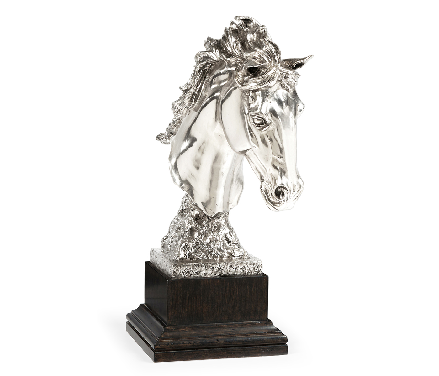 White Stainless Steel Stallion Horse Head