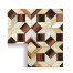 5x7 Horizontal Macassar Ebony & Mother of Pearl Mosaic Picture Frame