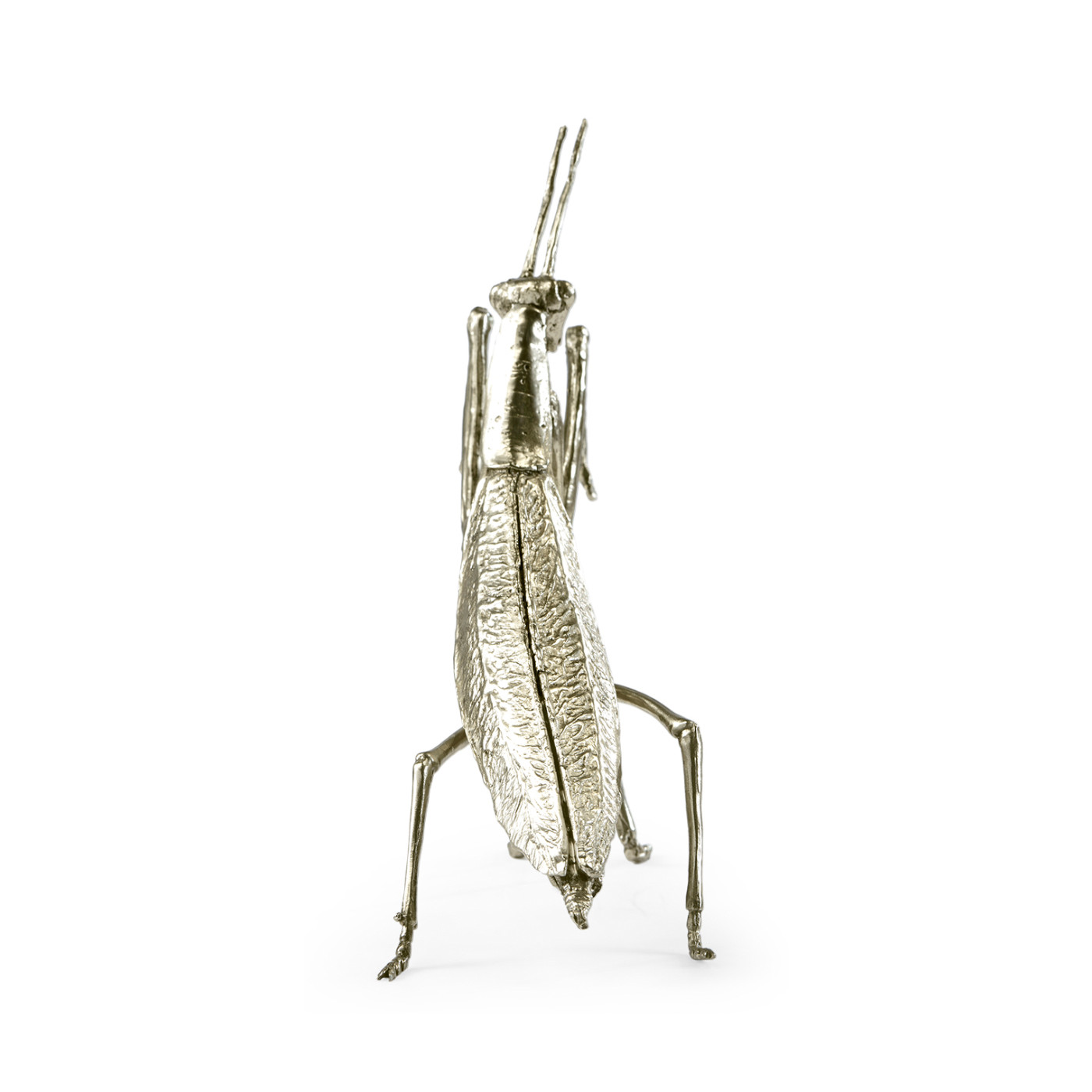 White Brass Praying Mantis