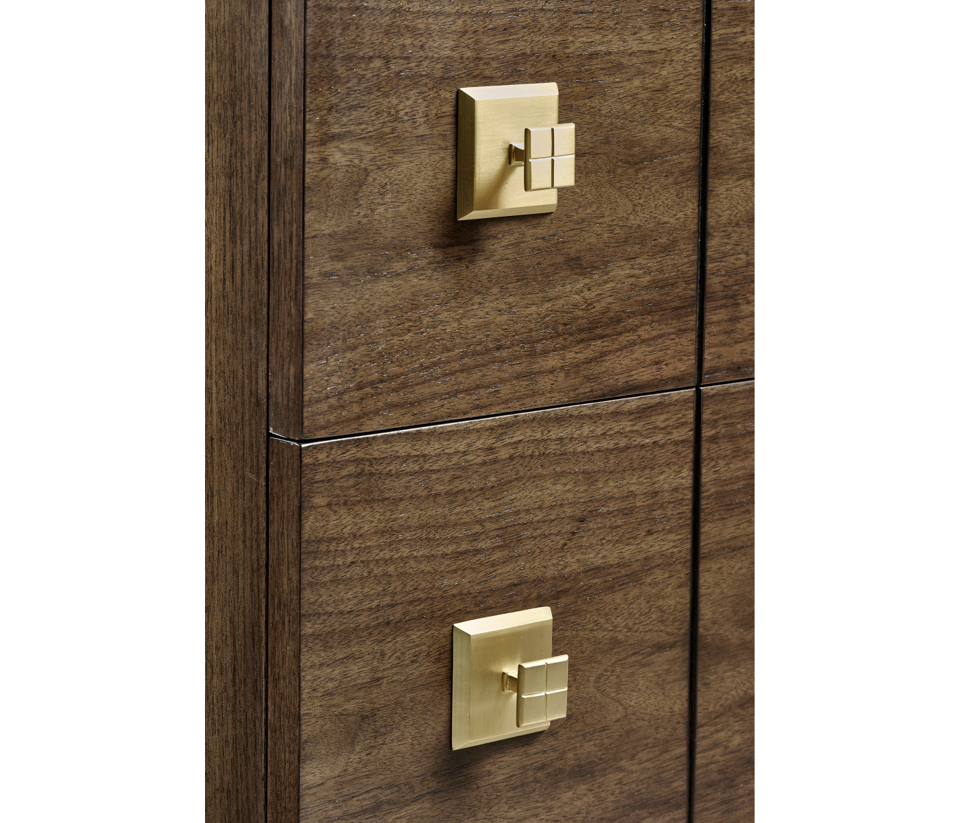 Berkley Walnut Nightstand with Three Drawers
