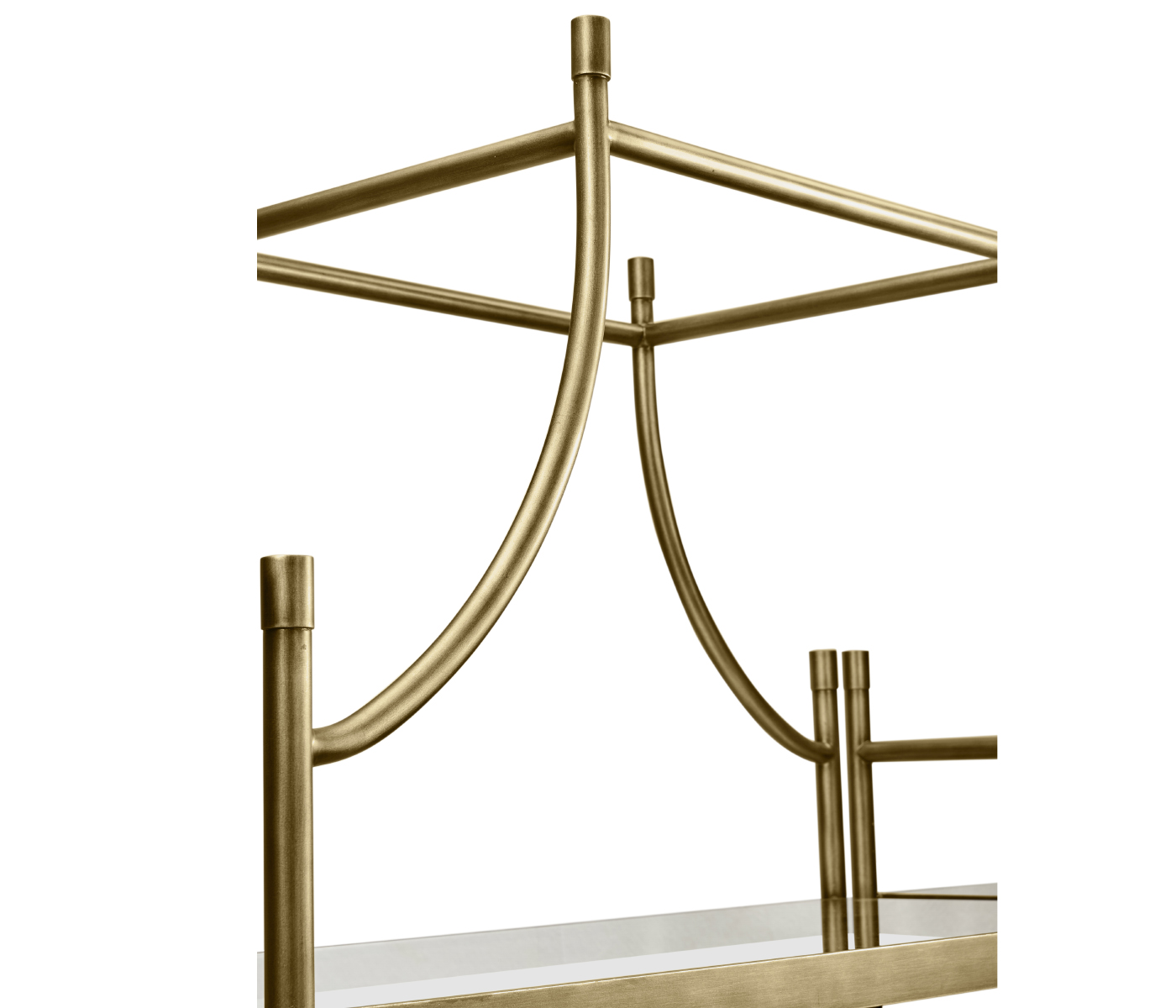 Berkley Gilded Center Étagère