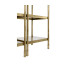 Berkley Gilded Center Étagère