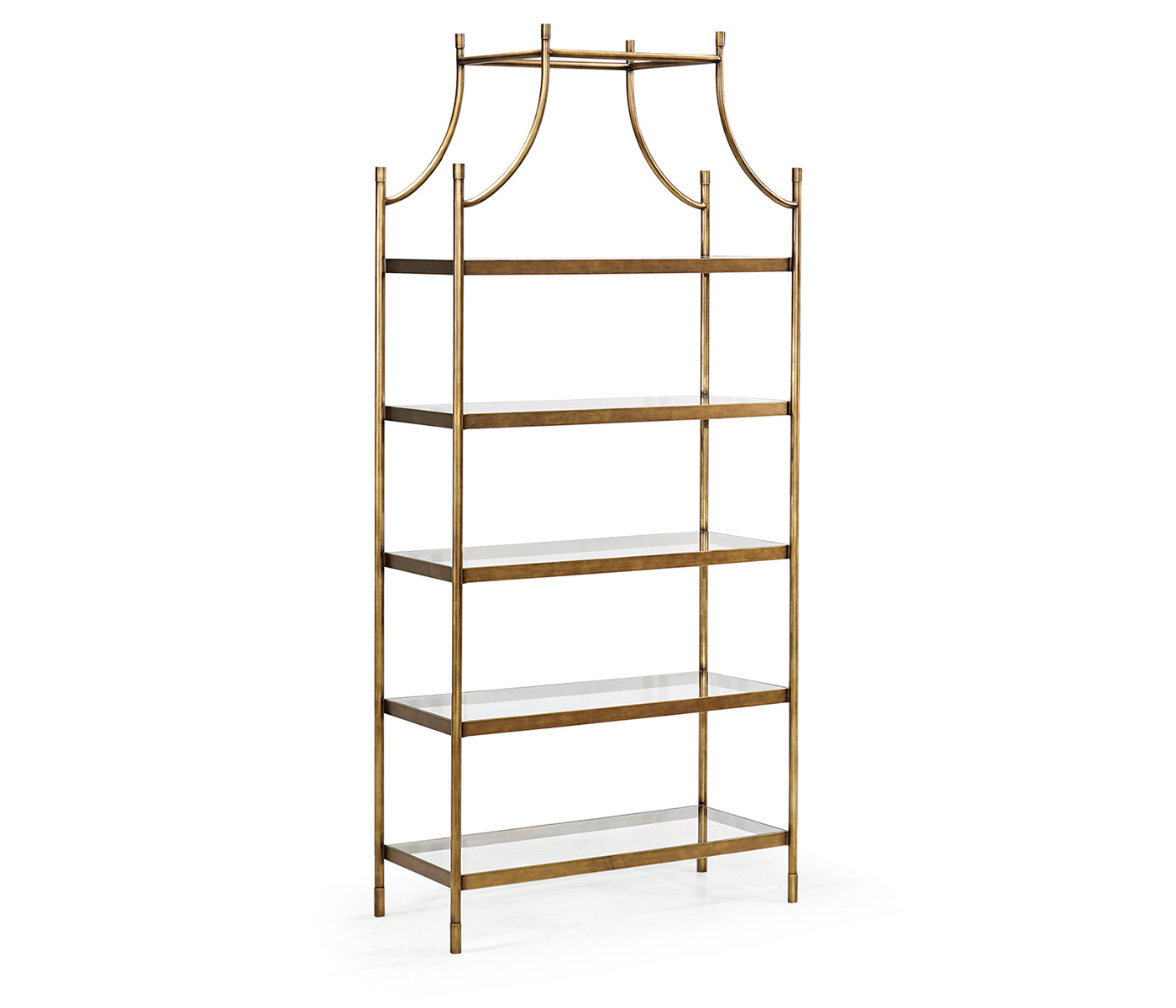 Berkley Gilded Center Étagère