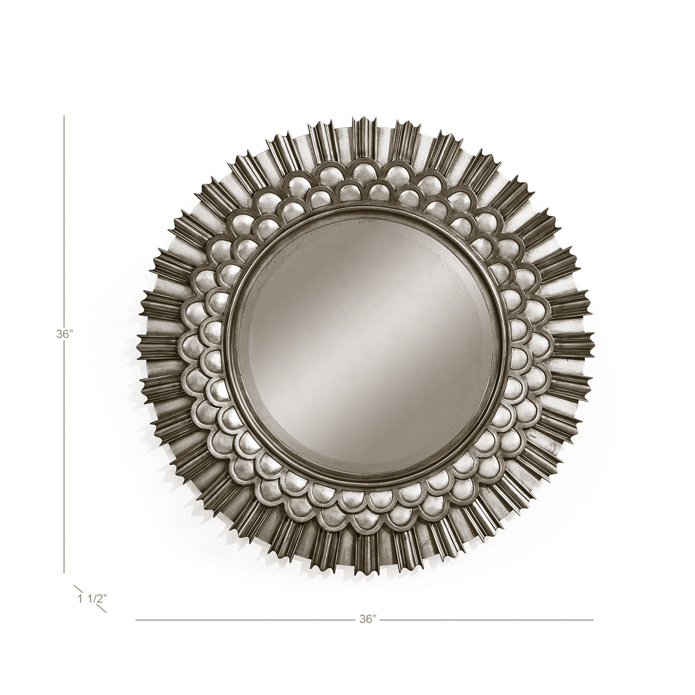 Berkley Round Mirror 36