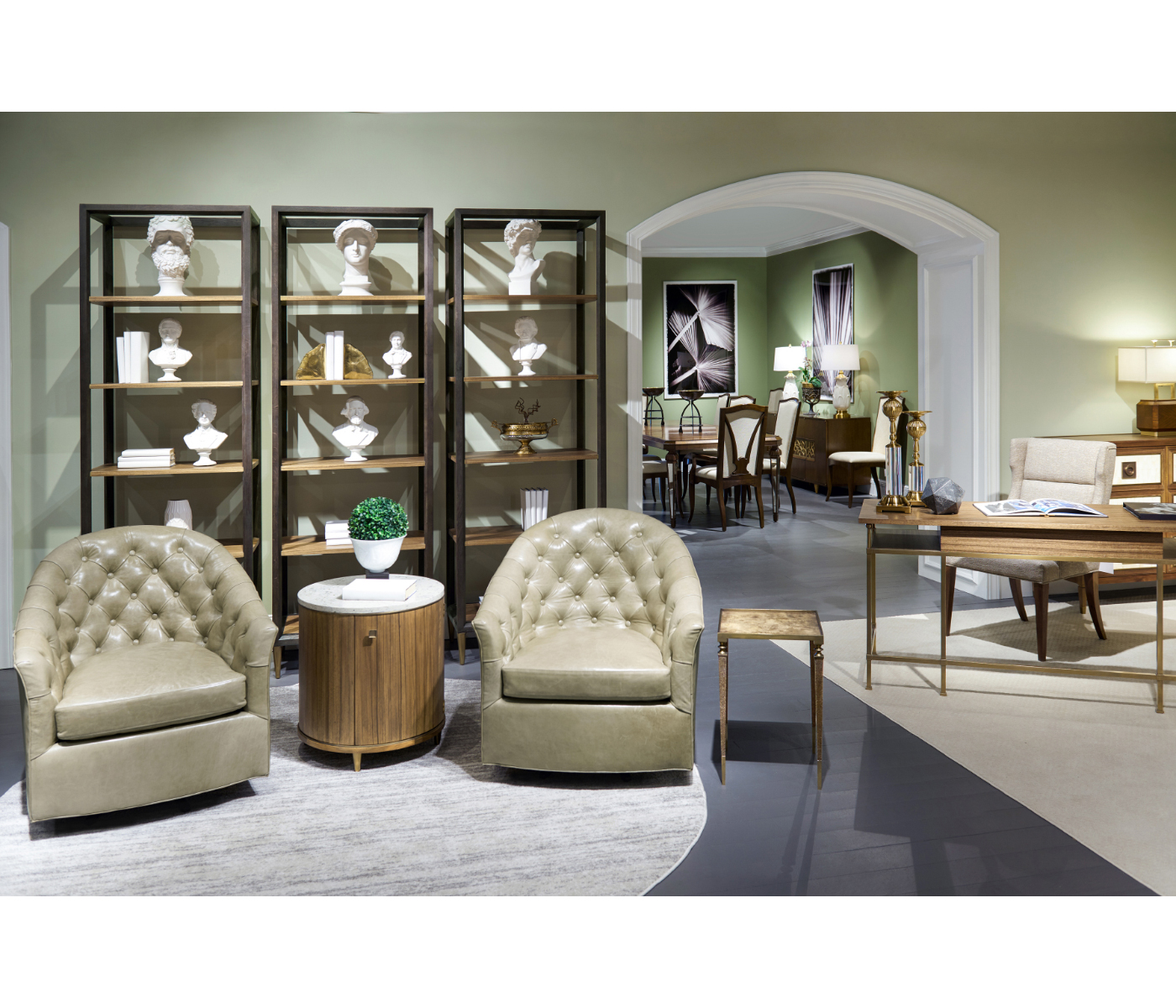 Berkley Walnut & Brass Sideboard