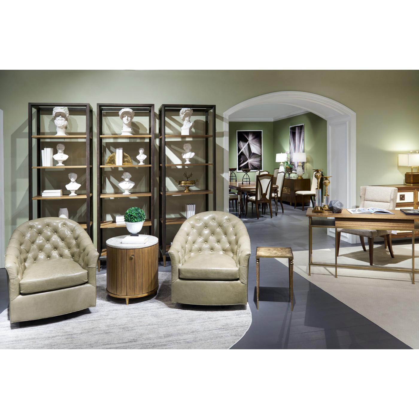 Berkley Walnut & Brass Sideboard