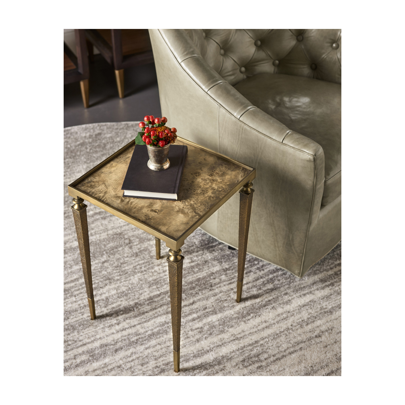 Hamilton Burl Side Table