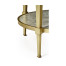Geometric Round Lamp Table