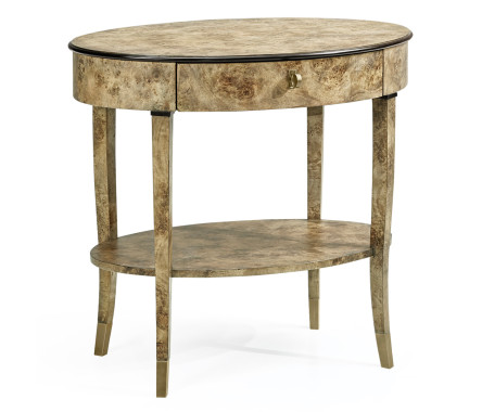 Hamilton Oval Bedside Table