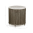 Hamilton Round Table with Speckled Marble Top