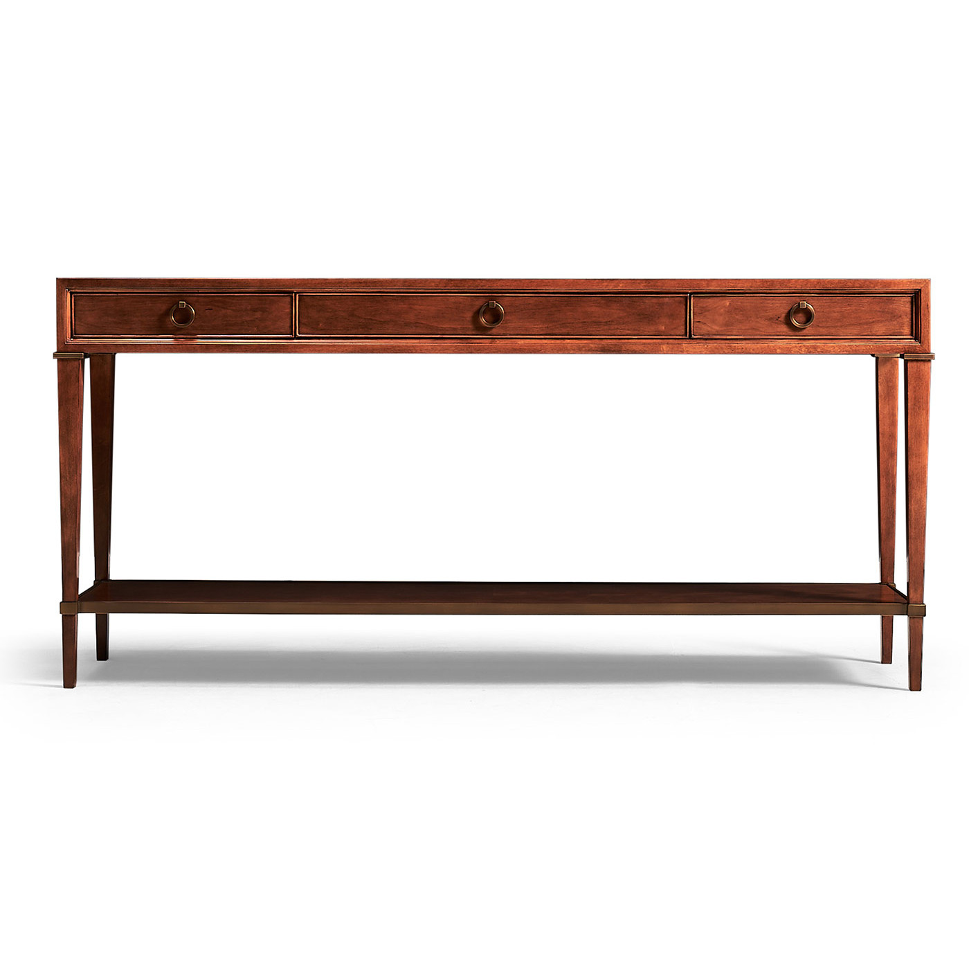 Hamilton Console Table in Custom finish for LDS - RED CLIFFS TEMPLE