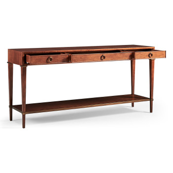 Hamilton Console Table in Custom finish for LDS - RED CLIFFS TEMPLE