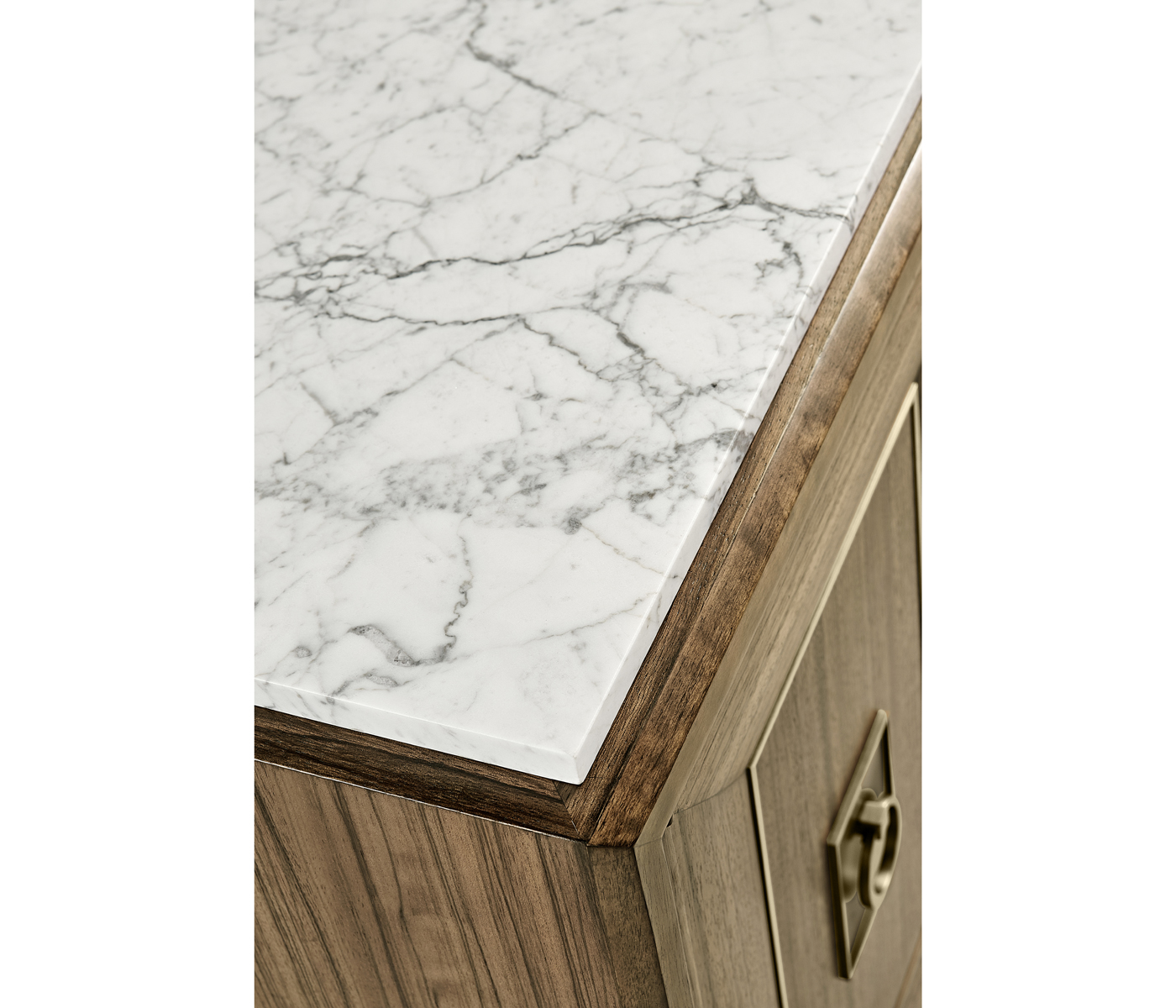 Hamilton White Marble Credenza