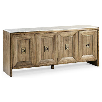Hamilton White Marble Credenza