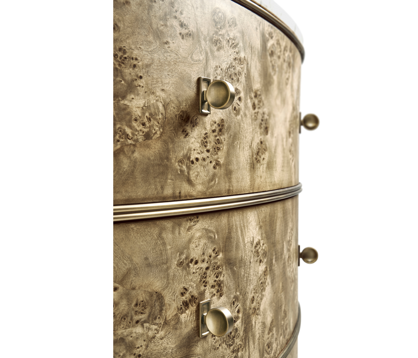 Hamilton Demilune with Marble