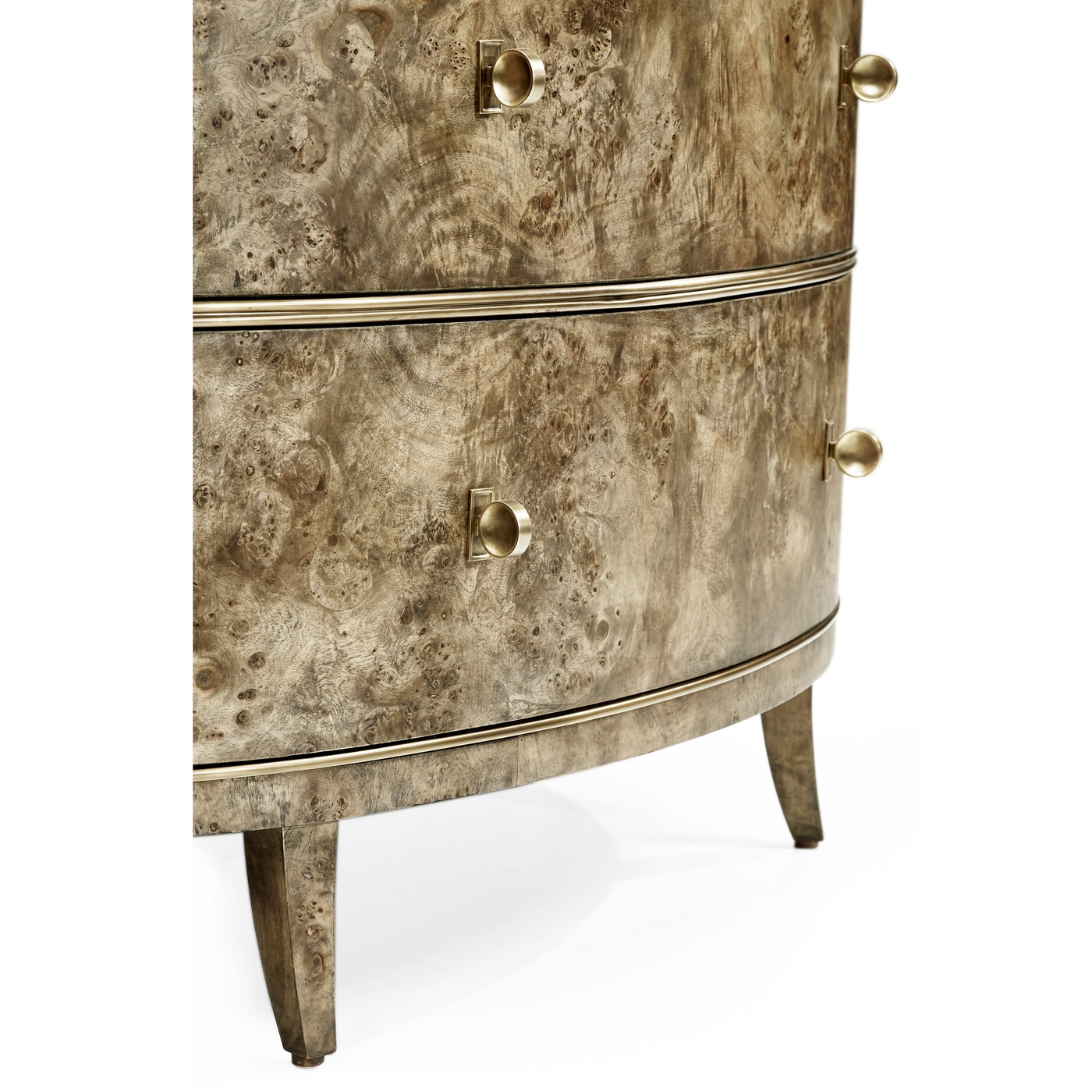 Hamilton Demilune with Speckled Marble