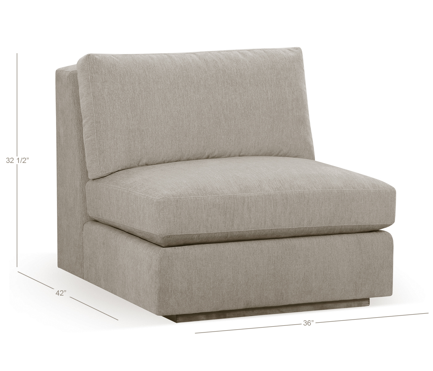 Hamilton Armless Sectional