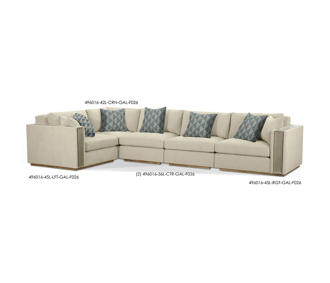 Hamilton LFT Arm Sectional
