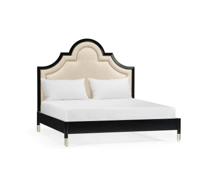Madison Piano Black Cali King Bed