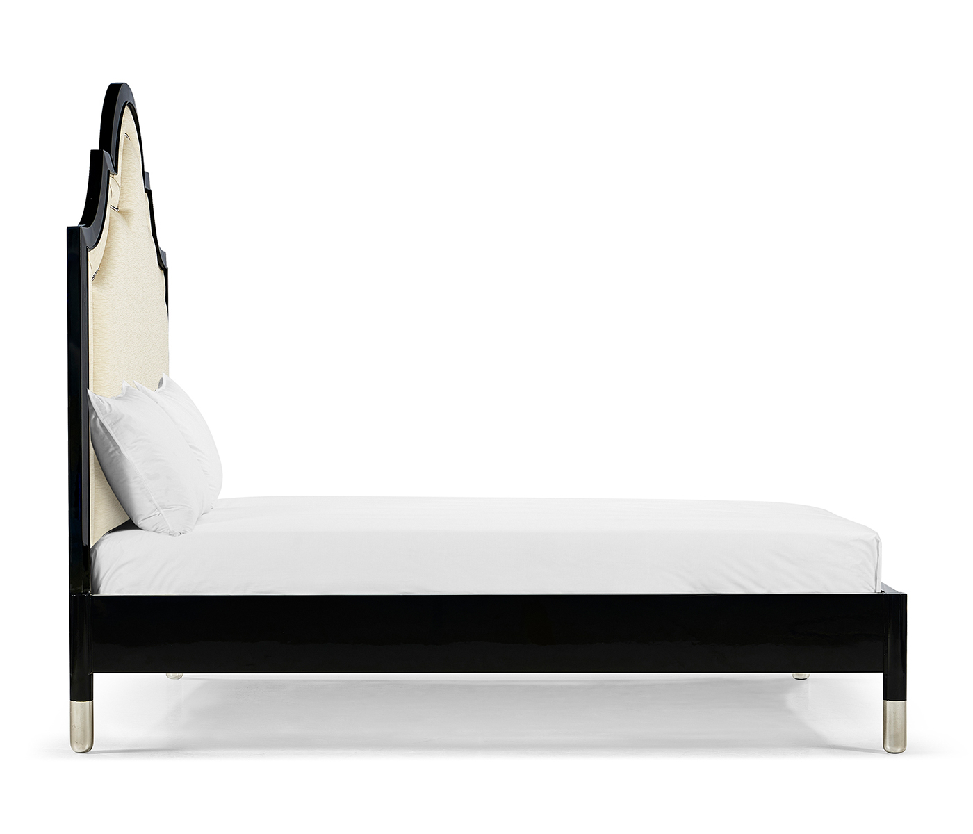 Madison Piano Black UK Queen Bed