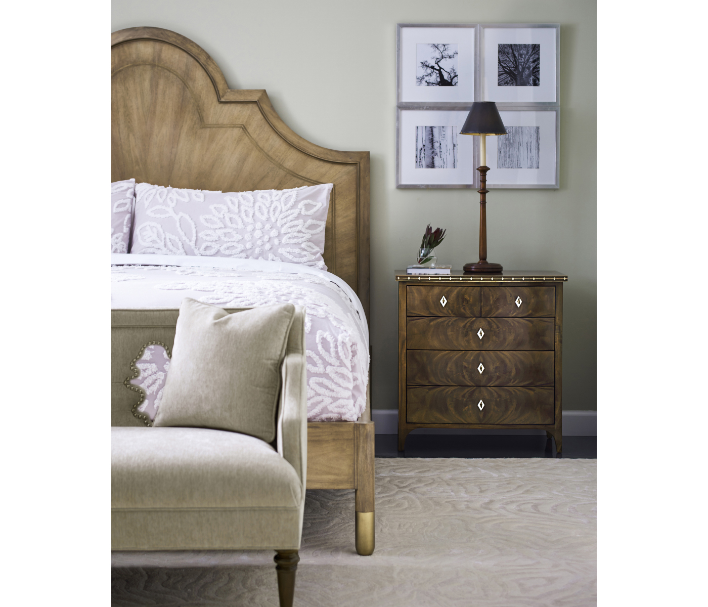 Madison Piano Black US King Bed