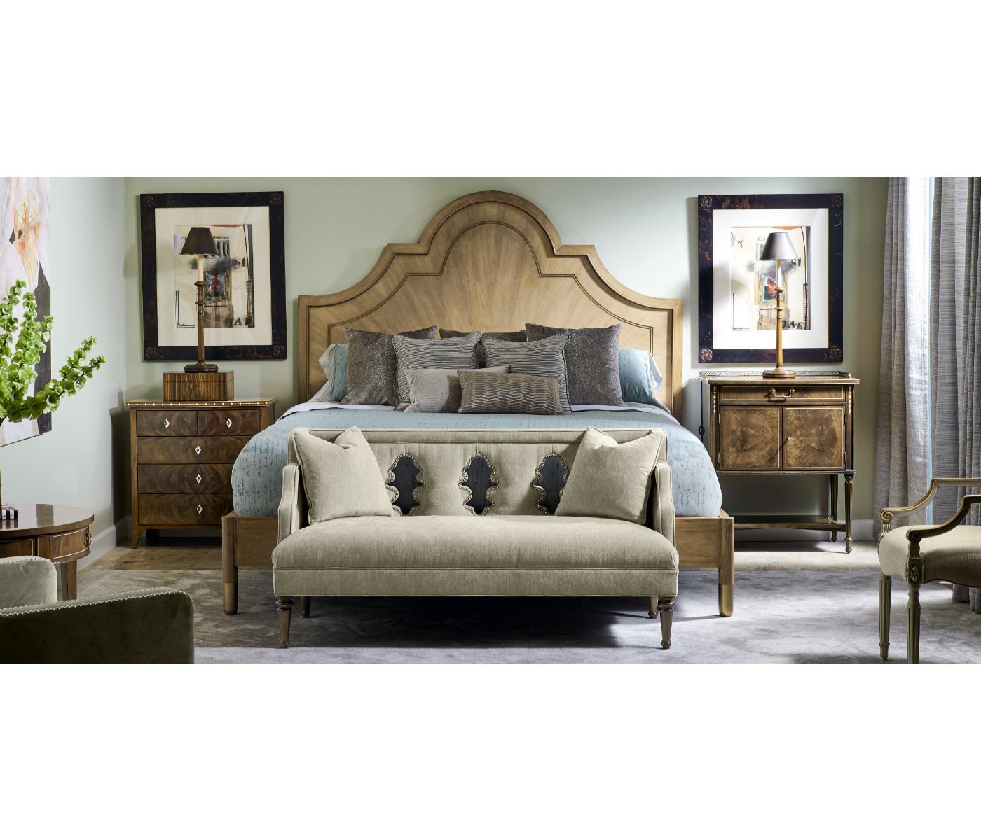 Madison Piano Black US King Bed