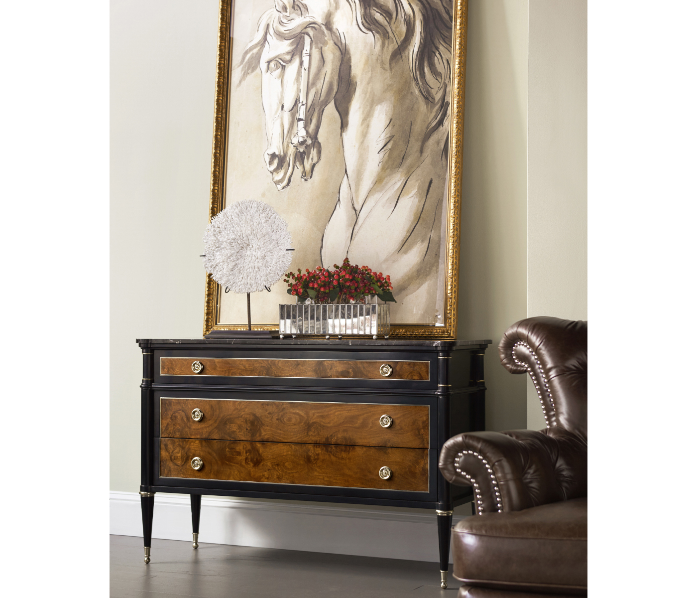 Madison Chest of Drawers with Marble Top