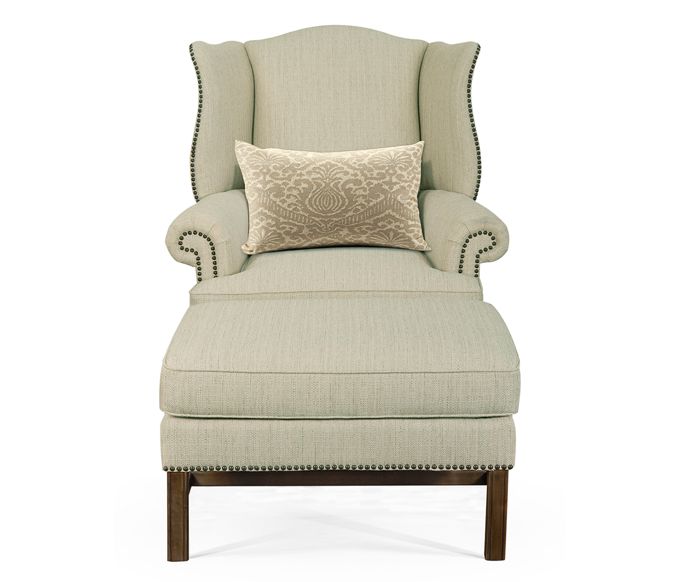 Buckingham Wing Ottoman