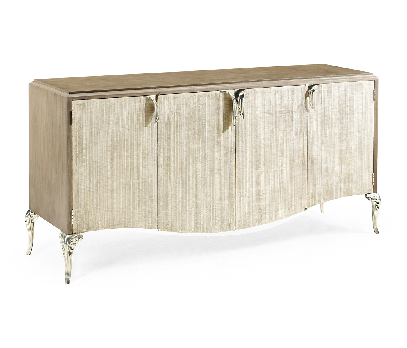 Rivoli Walnut & Champagne Credenza